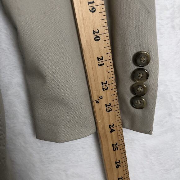 NWT HASPEL Astor Cotton Classic Pleated 2pc‎ Suit 38R Jacket 32x30 Pant Oyster - Picture 8 of 16